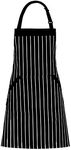 HOMWE Adjustable Bib Apron with Poc