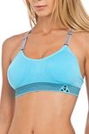 Balanced Tech Ultimate Performance Seamless Sports Bra - Aquarious - Small