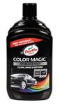 Turtle Wax 52708 Color Magic Car Paintwork Polish Restores Colour & Shine Black 500ml