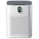 MORENTO Air Purifiers for Bedroom Home Large Room up to 1076 Sq Ft with PM 2.5 Air Quality Sensor, Remove the Pet Hair, Dust, Smoke, Air Cleaner with Double-sided Air Inlet, Sleep mode 24db, White