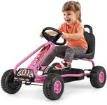 Costzon Go Kart for Kids, 4 Wheel P