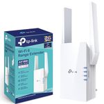 TP-Link Mesh WiFi 6 Booster, WiFi Repeater, Ultraxtend WiFi Range Extender with 1 Gigabit Port, 1800Mbps Internet Repeater, 5GHz, App Control Easy Setup, UK Plug (RE605X)