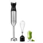 Hafele Chromatic Hand Blender, 9 Variable Speed Control Functions, Rapid Turbo Mode Technology, Stainless Steel, Low Noise,100% Copper Motor, 600W