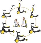 6 in 1 Kids Tricycle Scooter with P