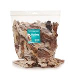 PawGang - Rabbit Ears with Fur 500g (34-38 Furry Ears) - 100% Natural EU Sourced Treats for Dogs Puppies Adult Old Small Large - Tasty Air Dried Chews - Healthy Hypoallergenic - Grain Free - Bulk Bag