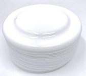 36 Bulk 7" Low-Cost White Plastic F