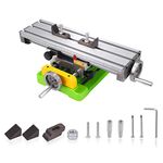 MYSWEETY Multifunction Worktable Milling Working Cross Table Milling Machine Compound Drilling Slide Table For Bench Drill Adjustme X-Y (6350 SIZE)