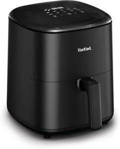 Tefal Easy Fry Max Digital Air Fryer, 5L, 10in1, Uses No Oil, Air Fry, Extra Crisp, Roast, Bake, Reheat, Dehydrate, 6 Portions, Non-Stick, Dishwasher Safe Baskets, Black EY245840