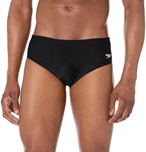 Speedo Men's Swimsuit Brief PowerFlex Eco Solid Adult, New Black, 32