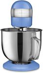Cuisinart Stand Mixer, 12 Speed, 5.5 Quart Stainless Steel Bowl, Chef’s Whisk, Mixing Paddle, Dough Hook, Splash Guard w/Pour Spout, Robin's Egg, SM-50TQ