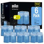 Braun Clean & Renew Refill Cartridges, 6 Count, Pack of 1