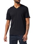 Gildan Men's Soft Style V-Neck T-Shirt, Black, X-Large