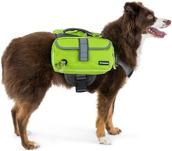 PetAmi Dog Backpack for Medium & Large Dogs, Saddle Bag for Dogs to Wear for Hiking, Pet Backpack Harness Dog Pack with Reflective Side Pockets for Walking Running