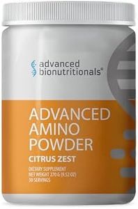 Advanced Bionutritionals – Advanced Amino Powder, Amino Acid Supplement, Build Muscle, Post Workout Recovery, Energy,Non-GMO, Gluten Free, Dairy Free, Vegan (30 Servings) (9.52oz, Citrus Zest)
