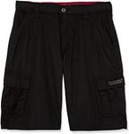 Levi's Boys' Cargo Shorts, Black, 1