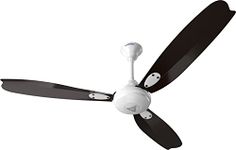 Superfan Super Fan A1 1200 mm Energy Efficient 35W DC Ceiling Fan with Remote Control, Brown