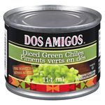 Dos Amigos Canned Diced Green Chiles, 118 ml