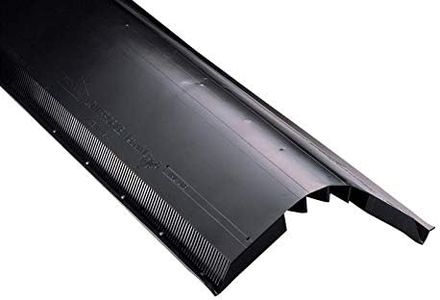 Air Vent 7/8 in. H x 12 in. W x 48 in. L Black Copolymer Resin Shingle Over Ridge Vent - Case of: 1010