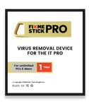 FixMeStick PRO Virus Removal for Business - Unlimited Use on Unlimited Laptops and Desktops (PCs and Macs) for 1 Year - Works with Your Antivirus