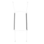 Invisible Plate Hangers for Wall | Decorative Dish Display Holders Hanging Wires Spring Hook Holder Fit to Hang on Wall (White Plate Hanger) (25 x 36 cm (10 x 14 Inch))