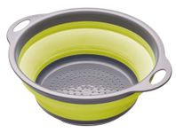 Colourworks 2.8 Litres Collapsible Colander, 24 cm - Green