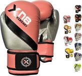 XN8 Boxing Gloves for Training Punch bag-Lamina Hide Leather Mitts For Fighting- Sparring- Muay Thai- Kickboxing-Great for Double End Speed Ball and Focus Pads Punching