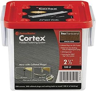 Fasten Master Collated Cortex for Trex Transcend Spiced Rum with 2-1/2' Screws for 100 Linear Feet