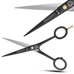 FRIEDEN BEAUTY Hair Cutting Scissors - 6.5 "Extra Sharp Razor Edge Scissors with Case, Stainless Steel Professional Barber Scissors, Hairdressing Shears for Salon & Home use (Hair Scissors)