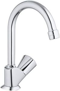 Grohe 20179001 Classic Basin/Pillar Tap Kitchen Faucet, Starlight Chrome