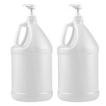 kitchentoolz 1 Gallon Jug with Pump - Plastic, Pack of 2