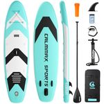 Inflatable Stand Up Paddle Board 10'6"×32"×6" SUP Package with Non-Slip Deck, Pump, Paddle, Leash, Waterproof Backpack for Youth & Adult