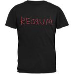 Halloween Horror Redrum Black Adult T-Shirt - Large