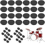 48 Pcs Moon Gel for Drums Drum Gel Pads Drum Accessories Drum Dampeners Gel Pads Drum Mute Pads Silicone Drum Mute Gel Drum Dampeners Drum Dampener Gels Drum Accessories for Drums Control