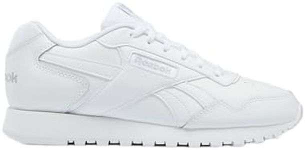 Reebok Women's Glide Sneaker, White/White/Cold Grey, 6 US