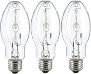 (3 Pack) MH50/U/MED 50W Metal Halide Bulb ED17 Medium Base Clear