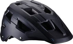 BBB Cycling, Adult MTB Mountain Bike Cycle Helmet with Large Visor for Trek and Trail Bikes, Camera Mount, ABS Shell, Nanga, BHE-54, Matt Black, L (58-61 cm)