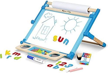 Melissa & Doug-12790 Chevalet de Table Double Face de Luxe, 12790, Multicolore, 44.45 cm H x 52.705 cm W x 6.985 cm L
