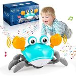 Toyzey Baby toys for 1-3 Year Old Crawling Crab Toy for 0-6 Months Baby Sensory Toys for Baby Age 1-3 Baby Gift 6 Months Plus Dancing CrabToy Baby Age 6-12 Months Tummy Time Toys 0-12 Months Baby Gift