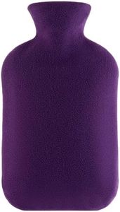 DICEVER Hot Water Bottle with Cover, 2L Hot Water Bag for Hand & Feet Warmer for Kids, Men & Women, Hot and Cold Therapies for Menstrual Cramps, Neck and Shoulder Pain Relief, Purple