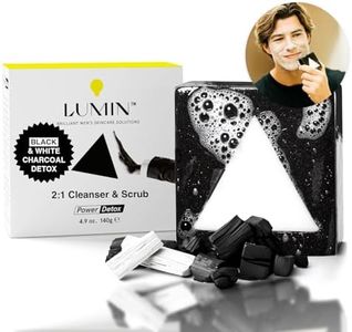 Lumin Men's Face Scrub Soap - Premium Bar Soap for Men, Ideal for Daily Face Cleansing and Pack of Men's Soap Bars