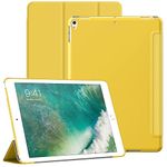 JETech Case for iPad Air 3 (10.5-Inch 2019, 3rd Generation) and iPad Pro 10.5-Inch, Protective Hard Back Shell Soft-Touch Tablet Stand Cover, Auto Wake/Sleep (Yellow)