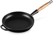 Le Creuset Signature Cast Iron Frying Pan With Wooden Handle 28cm Matte Black, 20258280000422