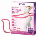 PRIMIL Weighted Infinity Fitness Hoop for Adults and Kids– Adjustable Detachable Smart Hula Hoop for Waist & Core Workout, Fun Cardio Exercise for Home Fitness & Weight (Size-1)