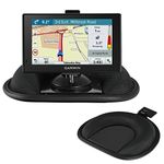 Navitech Dashboard Friction Mount and Suction Mount with GPS Clip Compatible With The Garmin Drive Assist 50 LMT-D