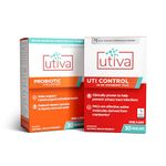 Utiva 36PAC Power Bundle – Clinically Proven 36 mg PACs Cranberry Supplement and 12B CFU Probiotic Supplement – 30 Day Urinary Tract and Gut Health Bundle for Men and Women