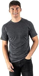 EDZ Merino Wool T-Shirt 200g Mens, Grey, XL