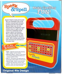 Speak & Spell Electronic Learning Game – Classic Educational Toy