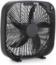 Amazon Basics 3 Speed Box Fan, Indoor Electric Fan for Home Cooling, 5 Blades, Lightweight Design, 67 Watts, 20-Inch, Black, 6.8"D x 20.86"W x 21.33"H