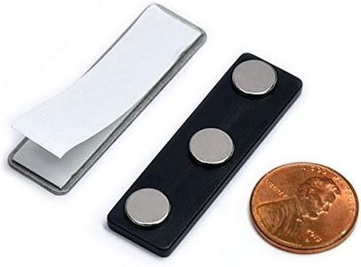 CMS Magnetics Name Badge Magnets - 100 Sets of Magnetic Name Tag Attachments for Badge Makers or Magnetic Name Tag DIY Projects - Made of Strong Neodymium Magnets BM-3MAG