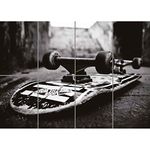 Doppelganger33 LTD Skateboard Black & White Photo XL Giant Panel Poster Art Print (8 Sections)